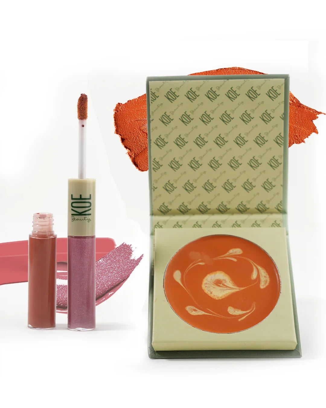 Peach Fuzz + Pink Spice