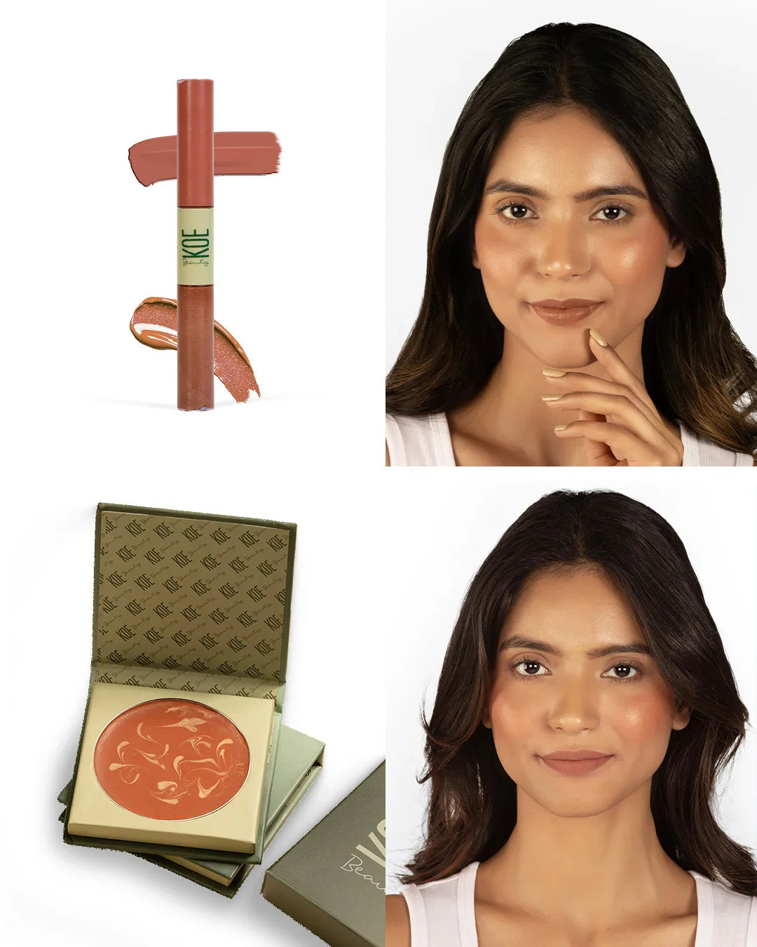 Peach Fuzz + Espresso