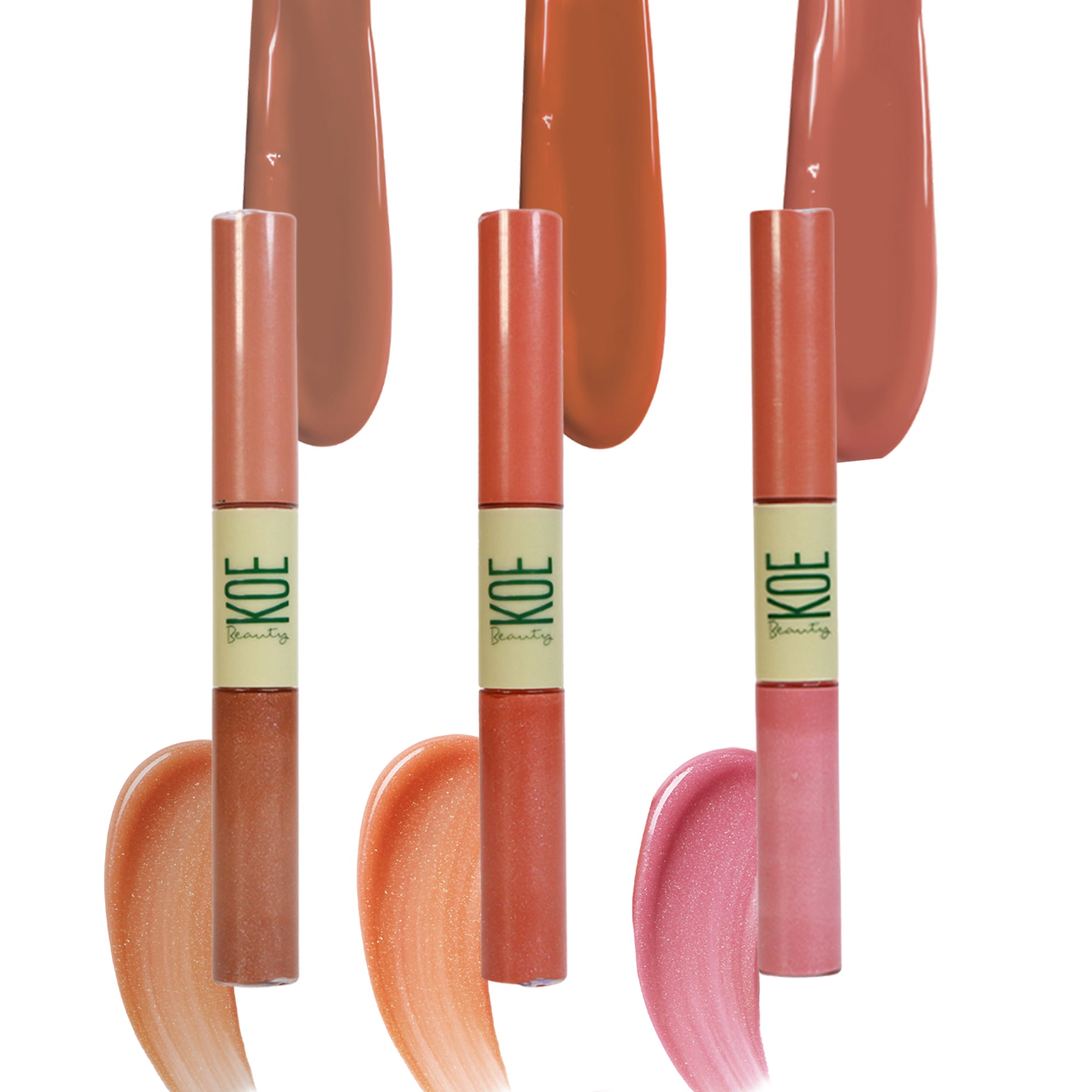 Double Dip Lipstick Combo - Brown Sugar, Candy, Pink Spice