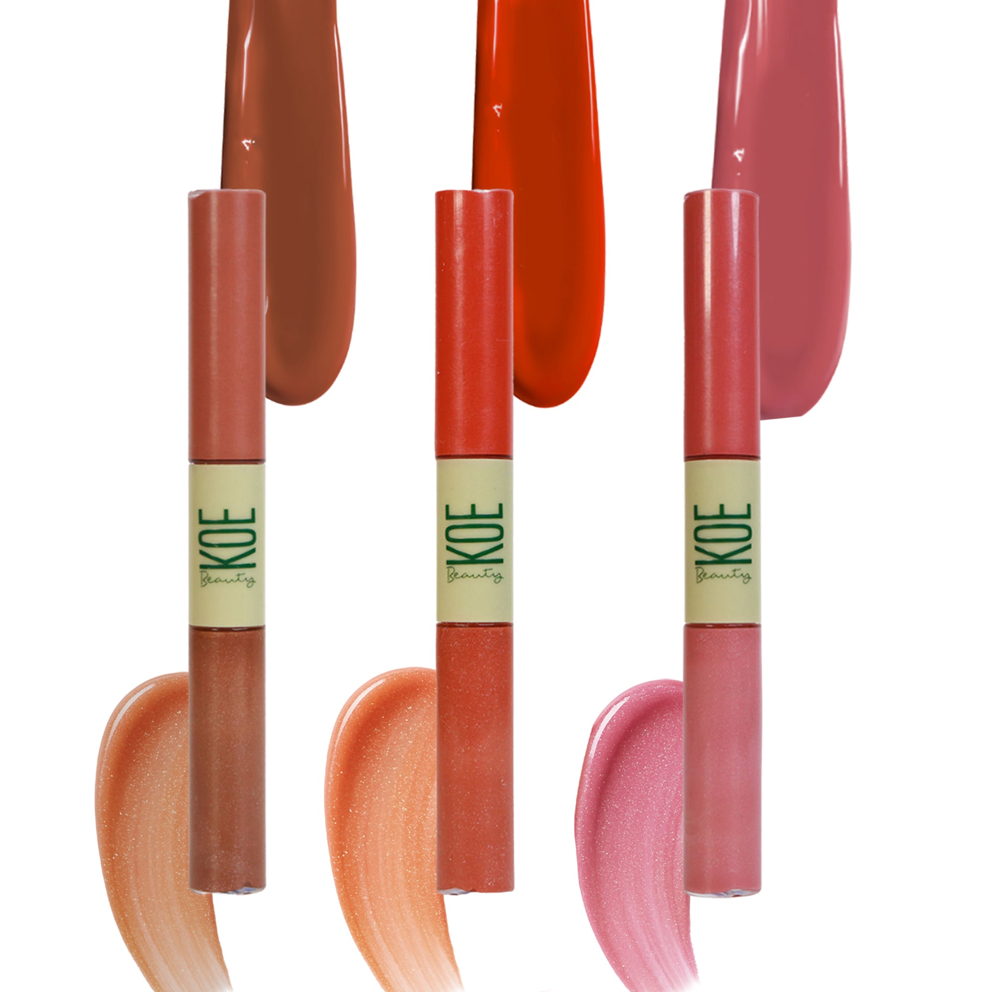 Double Dip Lipstick Combo - Espresso, Cherry Berry, Grape Escape