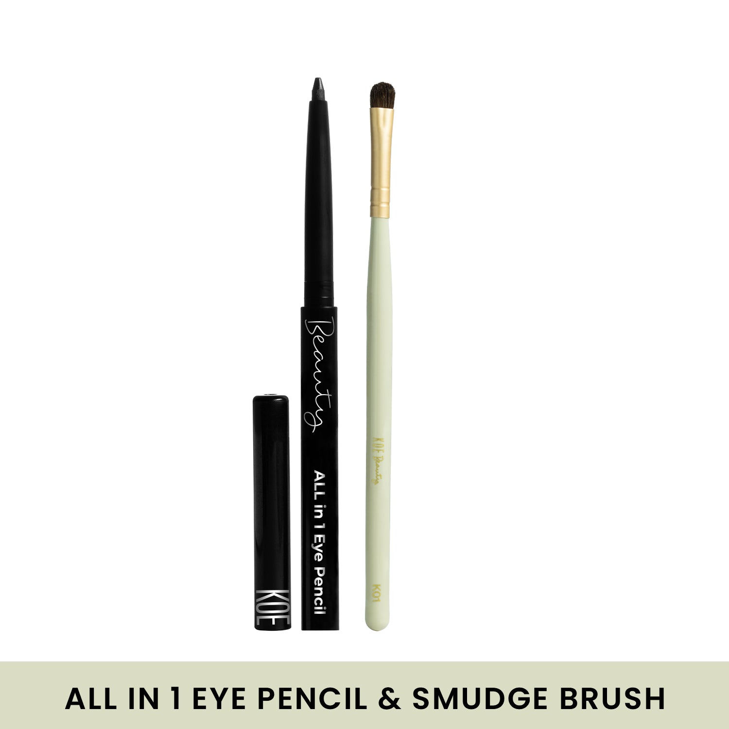 All in 1 Eye Pencil + Smudge Brush K01